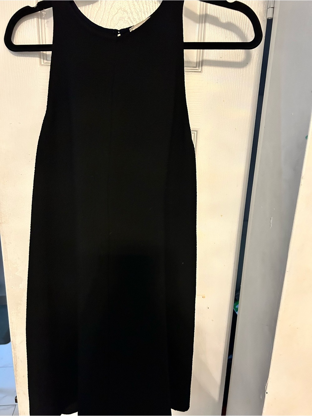 Wilfred Black Sleeveless Mini Dress